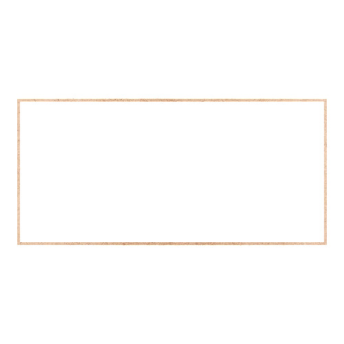 Recorte Moldura Ret 46 x 97 cm Borda 1 cm / MDF 3mm