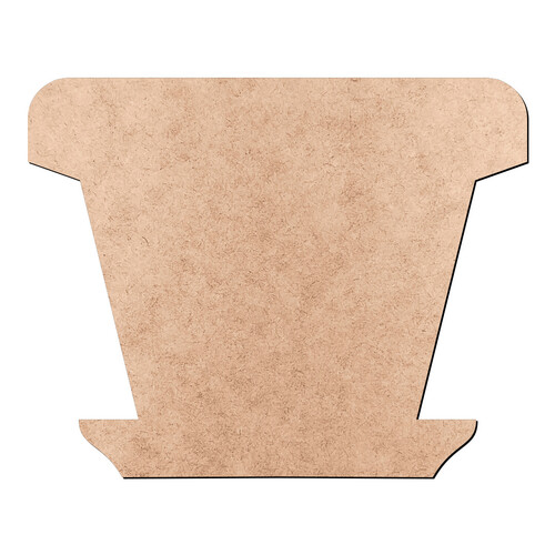 Recorte Vaso Pratinho / MDF 3mm