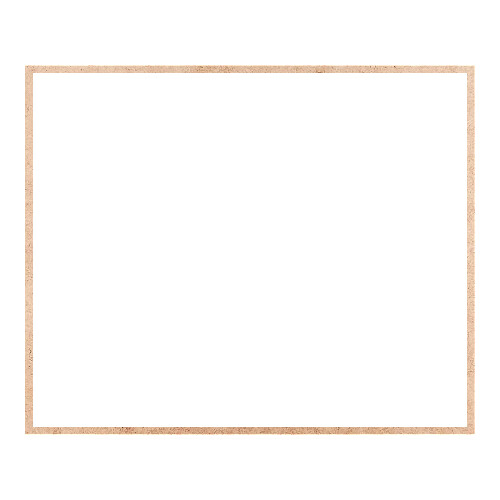 Recorte Moldura Ret 46 x 56 cm Borda 1 cm / MDF 3mm