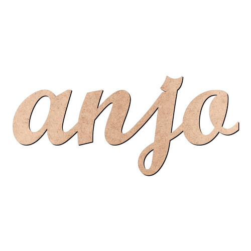 Recorte anjo Script Mt Std / MDF 3mm