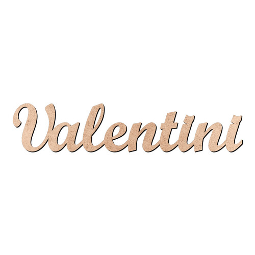 Recorte Valentini Script Mt Std / MDF 3mm