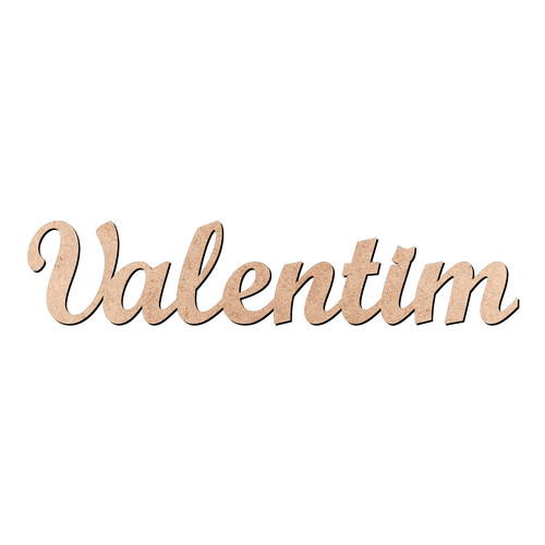 Recorte Valentim Script Mt Std / MDF 3mm