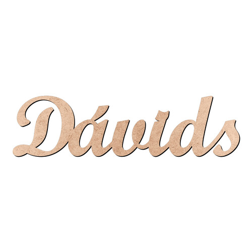 Recorte Dávids Script Mt Std / MDF 3mm
