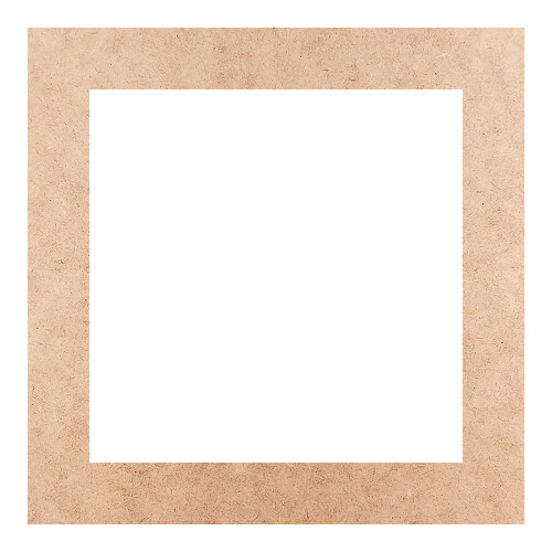 Recorte Moldura Quadrada 24 cm Borda 3 cm / MDF 3mm