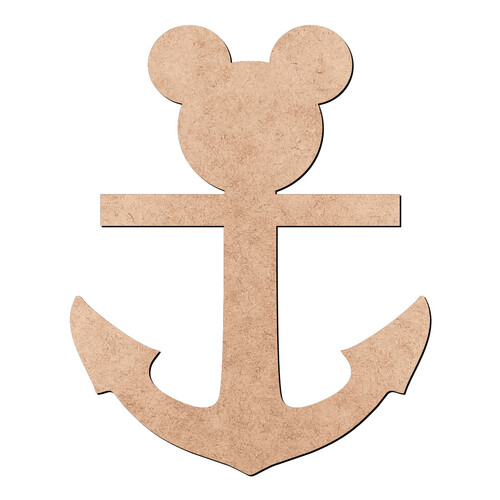 Recorte Âncora Mickey / MDF 3mm
