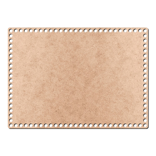 Recorte Base Ret Cesto Fio Malha 23 x 32 cm / MDF 3mm