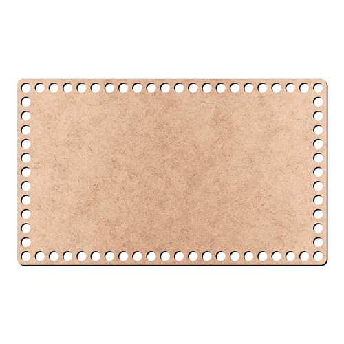 Recorte Base Ret Cesto Fio Malha 15 x 25 cm / MDF 3mm