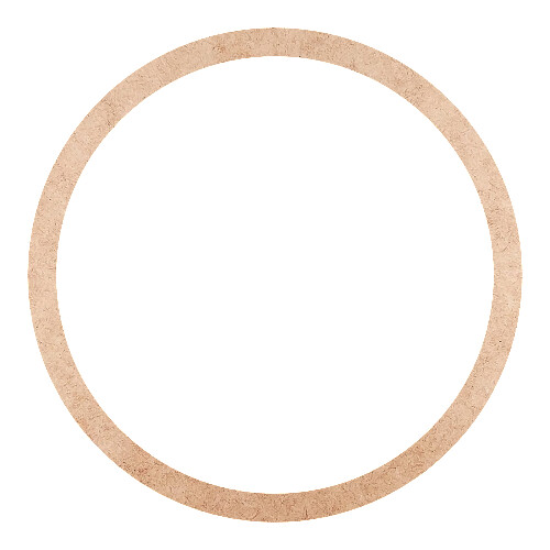 Recorte Moldura Circular 34 cm Borda 2 cm / MDF 3mm