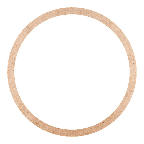 Recorte Moldura Circular 36 cm Borda 2 cm / MDF 3mm