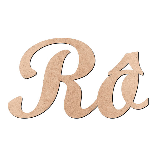 Recorte Rô Script Mt Std / MDF 3mm