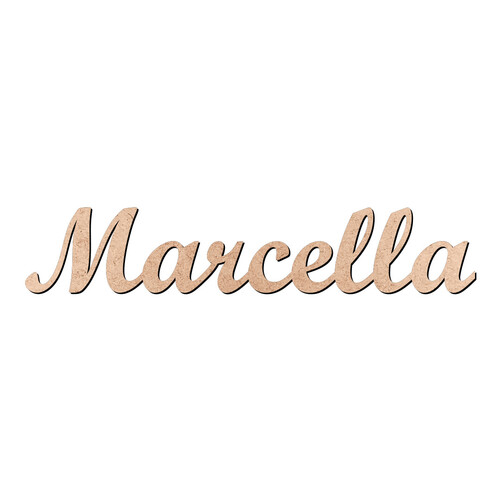 Recorte Marcella Script Mt Std / MDF 3mm