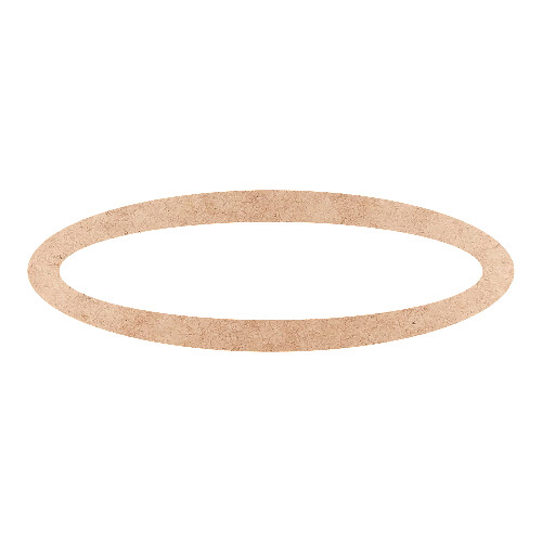 Recorte Moldura Arr 10 x 30 cm Borda 2 cm / MDF 3mm