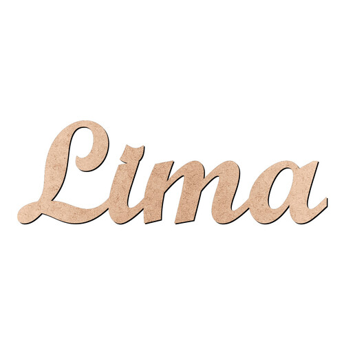 Recorte Lima Script Mt Std / MDF 3mm