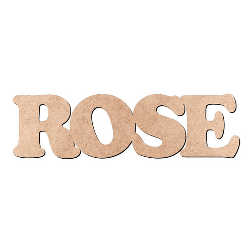 Recorte ROSE Cooper Black / MDF 3mm