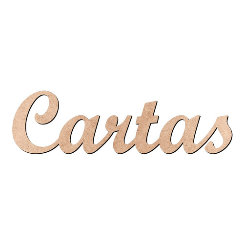 Recorte Cartas Script Mt Std / MDF 3mm