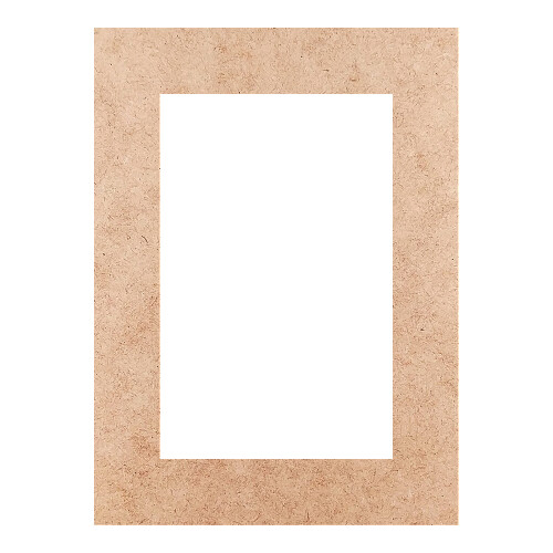 Recorte Moldura Ret 15 x 11 cm Borda 2 cm / MDF 3mm