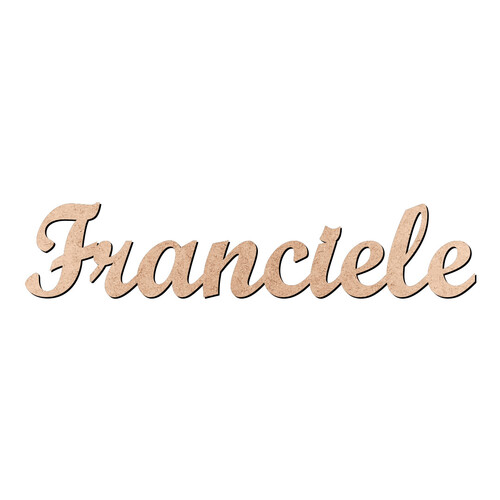 Recorte Franciele Script Mt Std / MDF 3mm