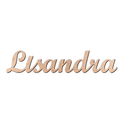 Recorte Lisandra Script Mt Std / MDF 3mm