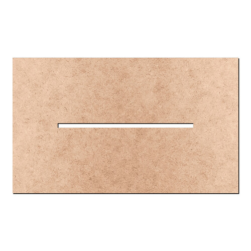 Recorte Base Retangular Vazada 6 x 10 cm / MDF 3mm