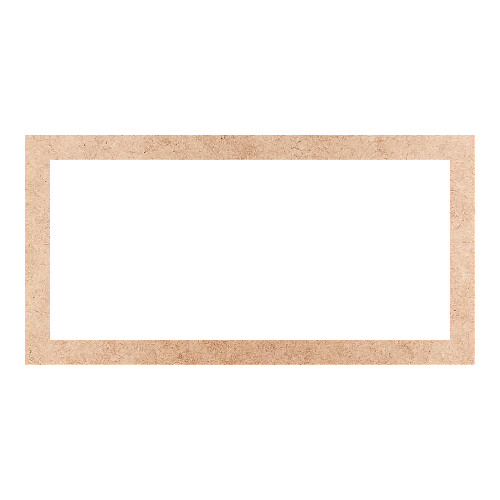 Recorte Moldura Ret 46 x 90 cm Borda 5 cm / MDF 3mm