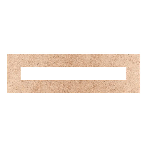 Recorte Moldura Ret 30 x 100 cm Borda 10 cm / MDF 3mm