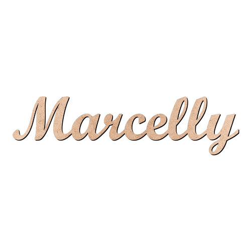 Recorte Marcelly Script Mt Std / MDF 3mm