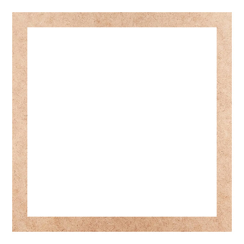 Recorte Moldura Quadrada 29 cm Borda 2 cm / MDF 3mm