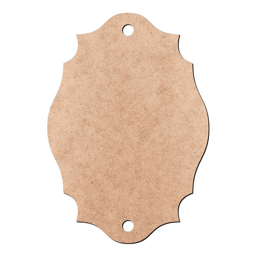 Recorte Plaquinha Dois Furos / MDF 3mm