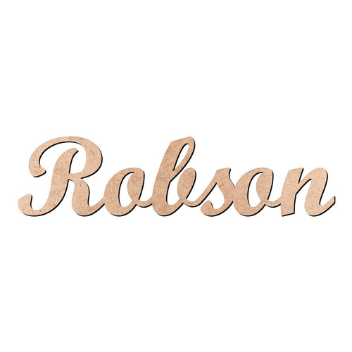 Recorte Robson Script Mt Std / MDF 3mm