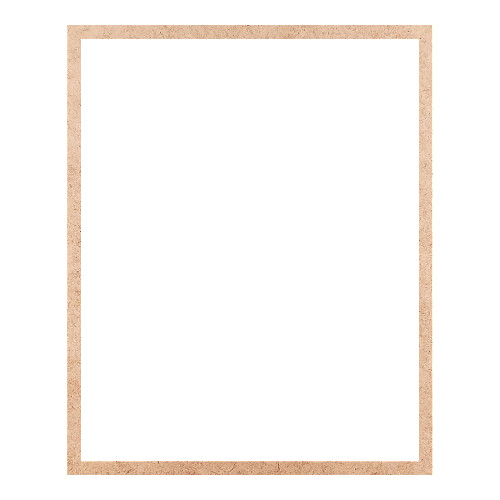 Recorte Moldura Ret 32 x 26 cm Borda 1 cm / MDF 3mm