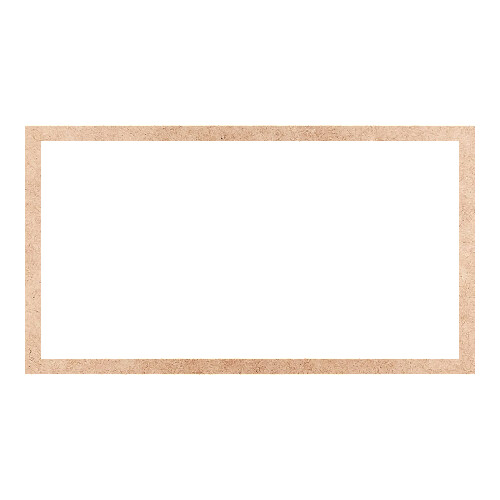 Recorte Moldura Ret 46 x 83 cm Borda 3 cm / MDF 3mm