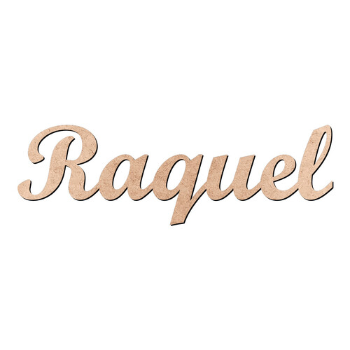 Recorte Raquel Script Mt Std / MDF 3mm