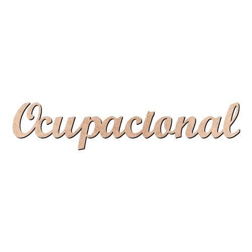 Recorte Ocupacional Script Mt Std / MDF 3mm