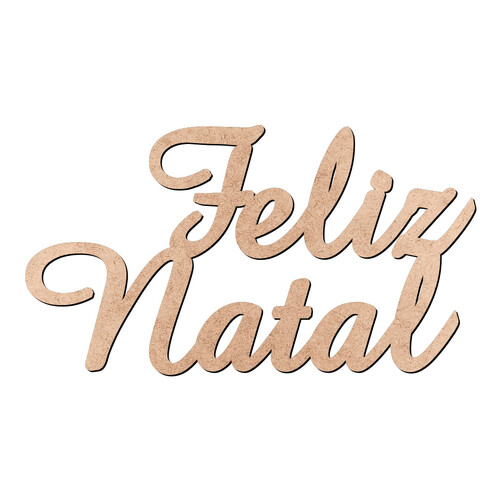 Recorte Feliz Natal / MDF 3mm