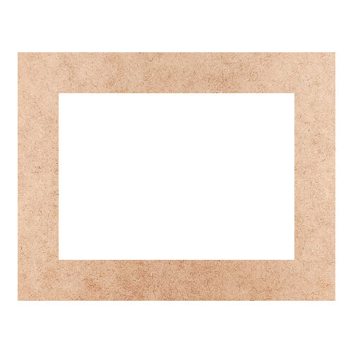 Recorte Moldura Ret 18 x 23 cm Borda 3 cm / MDF 3mm