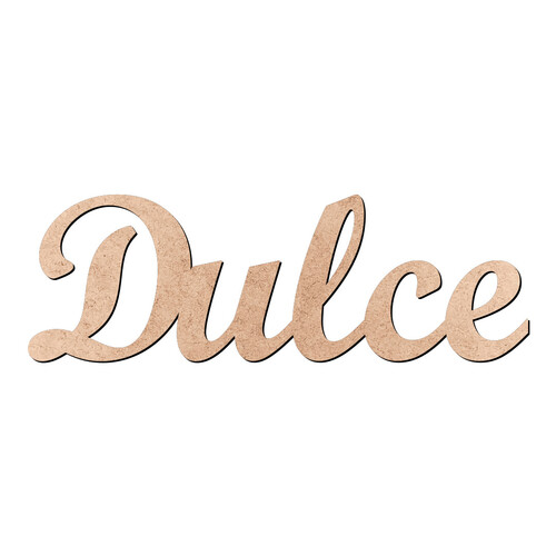 Recorte Dulce Script Mt Std / MDF 3mm