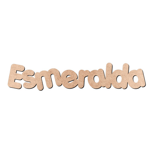 Recorte Esmeralda Porkys / MDF 3mm