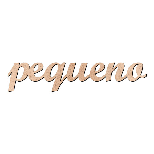 Recorte pequeno Script Mt Std / MDF 3mm