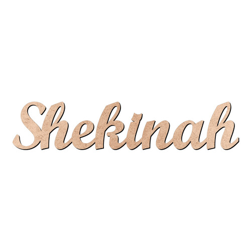 Recorte Shekinah Script Mt Std / MDF 3mm