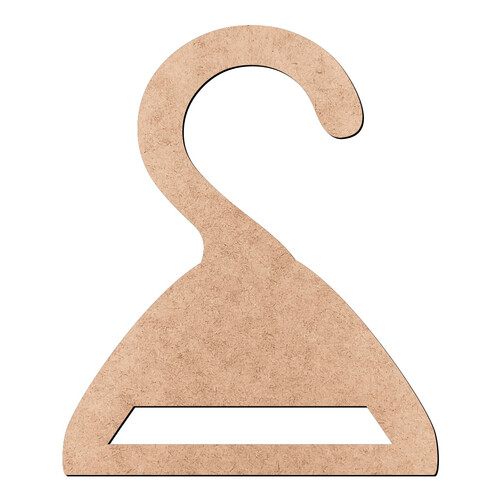 Recorte Cabide Laço Individual / MDF 3mm