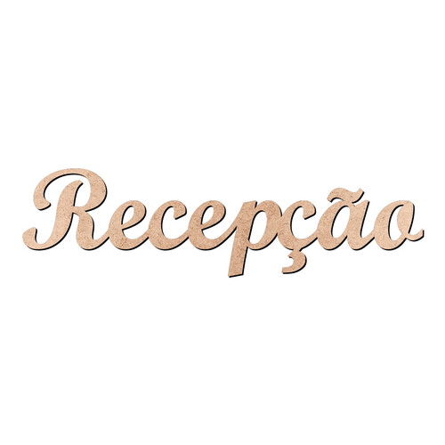 Recorte Recepção Script Mt Std / MDF 3mm