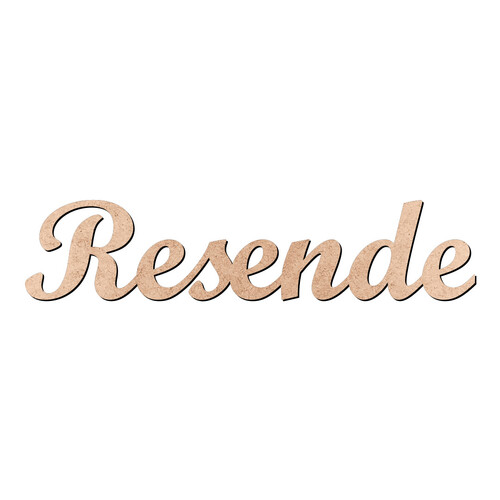 Recorte Resende Script Mt Std / MDF 3mm