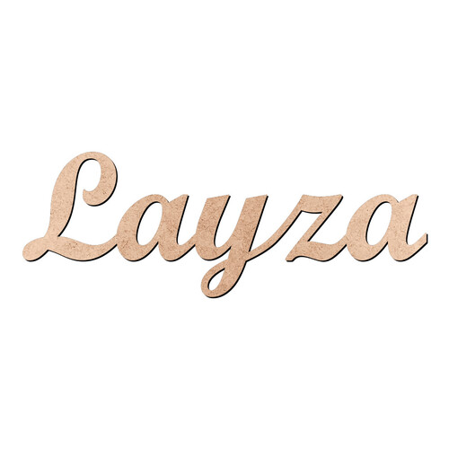Recorte Layza Script Mt Std / MDF 3mm