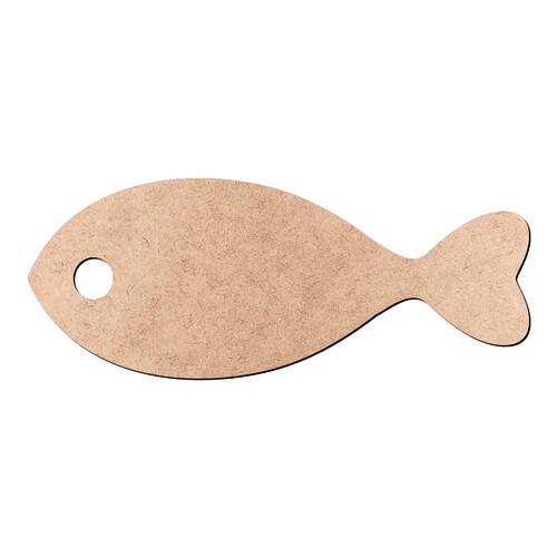 Recorte Peixe Liso Furinho / MDF 3mm