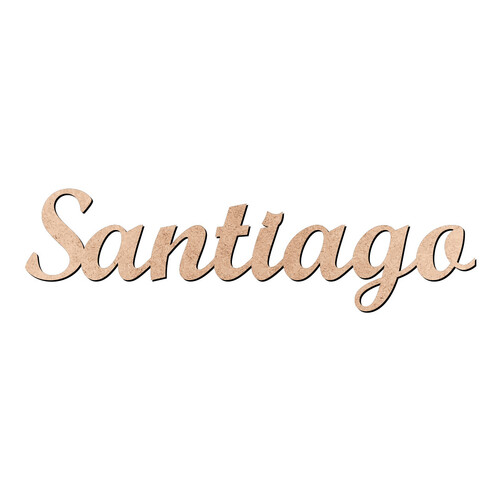 Recorte Santiago Script Mt Std / MDF 3mm