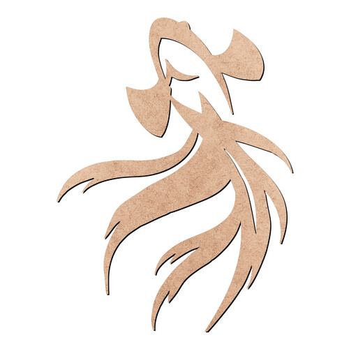 Recorte Peixe Beta / MDF 3mm
