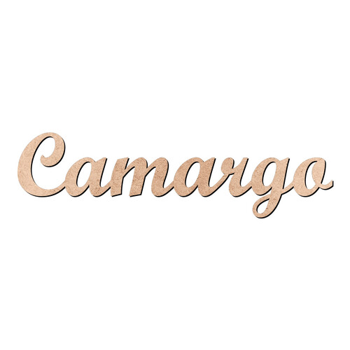 Recorte Camargo Script Mt Std / MDF 3mm