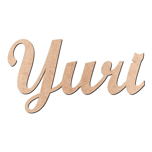 Recorte Yuri Script Mt Std / MDF 3mm