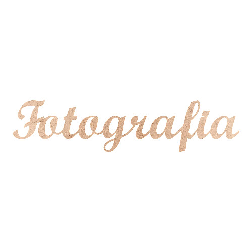 Recorte Fotografia Script MT Std / MDF 3mm