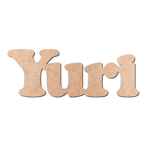 Recorte Yuri Cooper Black / MDF 3mm